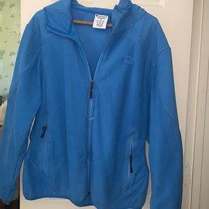 NWOT, (fell packed up) Champion fleece zip up hoodie .